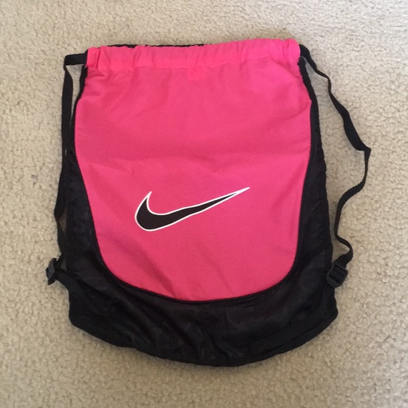 Nike Handbags - Black and pink adjustable NIKE bag